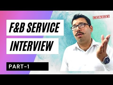 F&B Service Interview Questions And Answers( Part-1)
