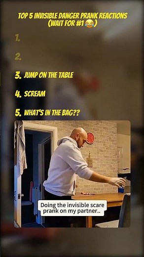 Ranking Top 5 Invisible Danger Prank Reactions 😂 | Funniest Scare Prank Fails & Funny Moments