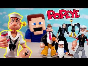 Popeye the Sailor Man Toys - Boss Fight Studio Series 2 Figures