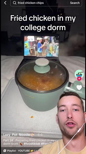 Cooking Fried Chicken on Bed Gone Wrong!