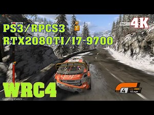WRC 4 / RPCS3 PS3 emulator / 4K RTX 2080ti i7-9700