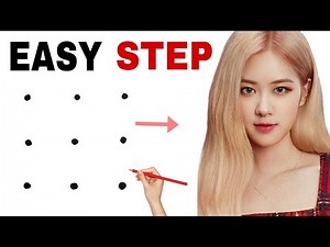 How to draw Blackpink Rose Drawing // Blackpink Rose Drawing