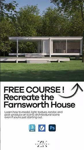 3ds Max & V-Ray Free Tutorial – Architectural Visualization for Beginners