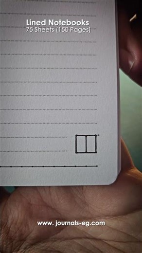 Lined Notebook | #shorts #smallbusiness #notebook #linednotebook #stationery #cairo