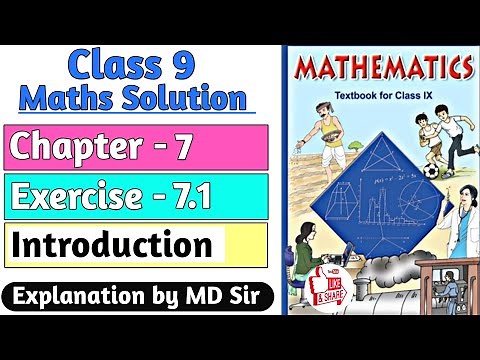 Ncert Class 9 Maths | Exercise 7.1 Introduction | Chapter 7 Triangles | Md Sir Class 9