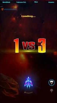 Galaxy attack alien shooter. 1vs3 #alienshooter