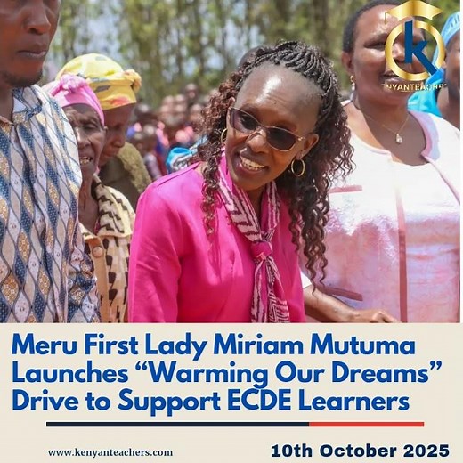 𝐌𝐞𝐫𝐮 𝐅𝐢𝐫𝐬𝐭 𝐋𝐚𝐝𝐲 𝐌𝐢𝐫𝐢𝐚𝐦 𝐌𝐮𝐭𝐮𝐦𝐚 𝐋𝐚𝐮𝐧𝐜𝐡𝐞𝐬 “𝐖𝐚𝐫𝐦𝐢𝐧𝐠 𝐎𝐮𝐫 𝐃𝐫𝐞𝐚𝐦𝐬” 𝐭𝐨 𝐒𝐮𝐩𝐩𝐨𝐫𝐭 𝐄𝐂𝐃𝐄 𝐋𝐞𝐚𝐫𝐧𝐞𝐫𝐬 𝐢𝐧 𝐌𝐞𝐫𝐮