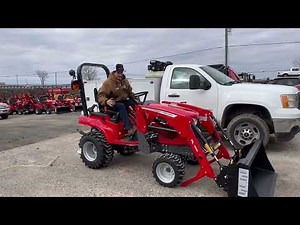 How to remove and install a loader on a Massey Ferguson GC1725M