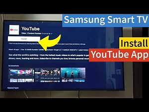 Install YouTube App on Samsung Tizen Smart TV | Easy Setup Guide for All Tizen OS Samsung TV Models