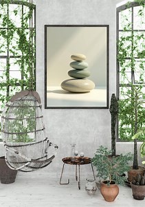 Calming Wall Art, Neutral Counseling Decor, Mental Health Home or Office Printable Bundle - Etsy