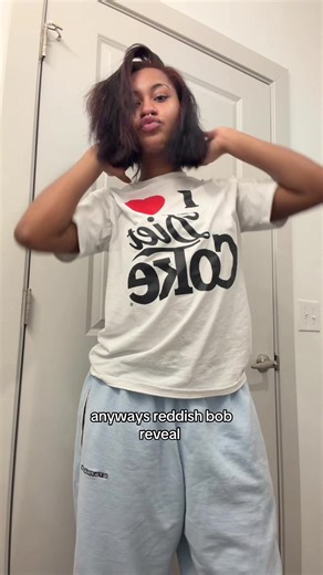 Stylish Reddish Bob Transformation