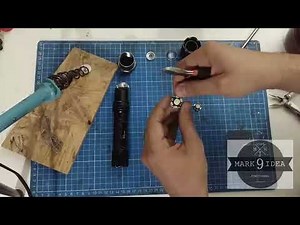 LINTERNA TACTICA CAMBIO DE LEED // Change from led to tactical flashlight