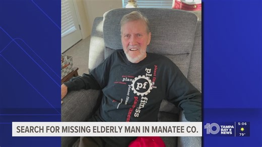 Search continues for missing 82-year-old man in Manatee County