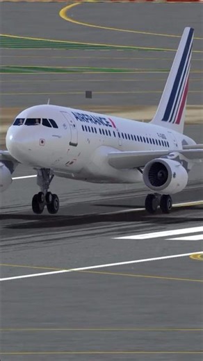 Air France 🇫🇷 Airbus A318 BUTTER 🧈 Landing at Nice | RFS