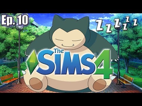 WAKING UP SNORLAX - The Sims 4: Pokemon Theme (Gen 1) - Ep. 10