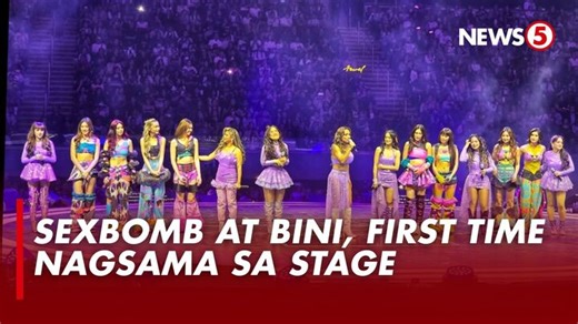 SEXBOMB X BINI 💣🌸 Pasabog ang pagsasama sa iisang stage ng dalawang magkaibang henerasyon ng Nation’s Girl Group — ang BINI at Sexbomb sa rAWnd 3 concert ng 90s girl group na Sexbomb sa MOA Arena nitong Biyernes, Feb. 6. Dumagundong ang venue nang i-reveal ang walong miyembro ng BINI at sumabay sa pag-perform ng “Halukay Ube” ng Sexbomb. Matatandaang ibinahagi ng lider ng Sexbomb na si Rochelle Pangilinan, na isa ang BINI sa dahilan kung bakit niya isinulong ang reunion ng kanyang grupo. For m