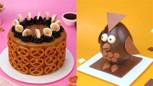 From cake to chocolate sculpture