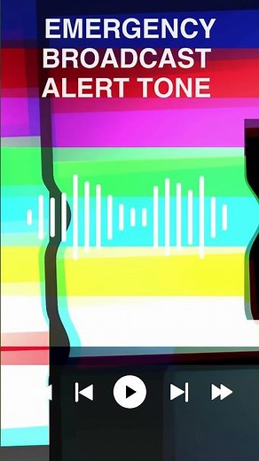 Emergency Broadcast Alert Tone Sound