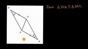 Proving triangle congruence