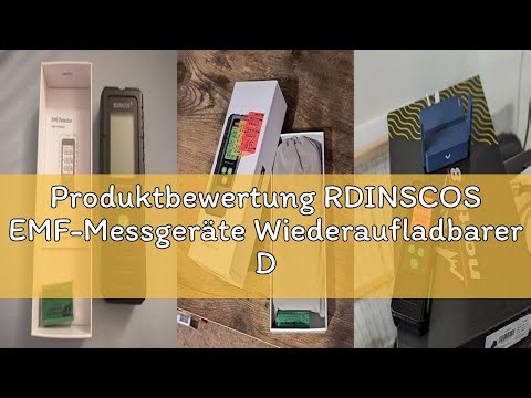 Produktbewertung RDINSCOS EMF-Messgeräte Wiederaufladbarer Digitaler Elektromagnetische Felder Strah
