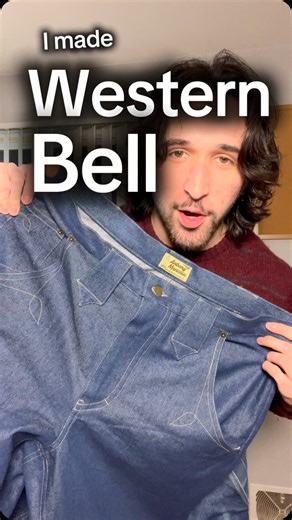 Anthony on Instagram: "Are these most unique bell bottoms to ever bell bottom?? 😧 So happy i got an order for a custom bell bottom pair. #sewing #designer #bellbottoms #custommade #menswear"