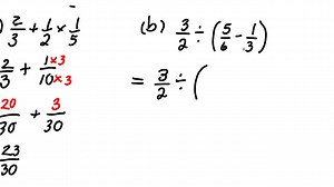 Order Of Operations Of Fractions