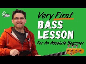 The Very First Bass Lesson for an Absolute Beginner Bass Player