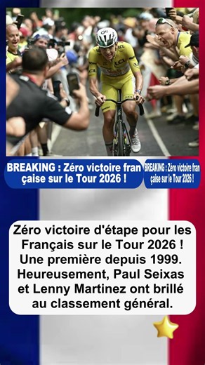 BREAKING : Zéro victoire française sur le Tour 2026 ! | #TourDeFrance2026 #Pogacar #Cyclisme