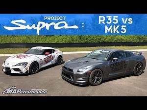 Nissan GTR vs 2020 Toyota Supra | R35 vs MK5