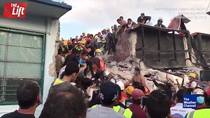 He was pulled from the rubble from a 7.1-magnitude earthquake -- their reaction will have you reaching for the tissues. | The Weather Channel
