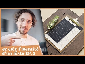Je design le site web et les menus du restaurant ! EP.5