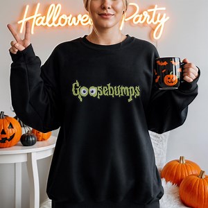 Goosebumps Logo Sweatshirt: Vintage Horror Book Hoodie - 90s Nostalgia - Etsy