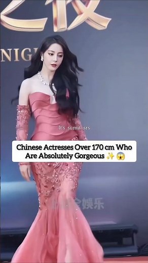 The Tallest & Most Beautiful Chinese Actresses ❤️ #bailu #dilraba #zhaolusi #shorts