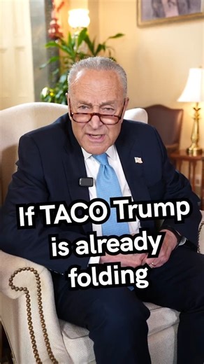 The leader of the Democratic Party challenged Trump to declare war in Iran. That’s part of why we are here.