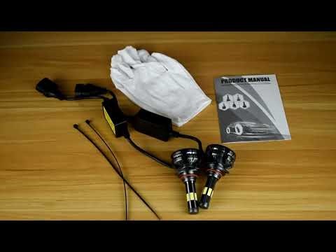 9005/HB3 LED Headlight Bulbs installation Guide