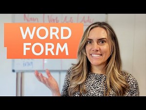 Word Form With Parts of Speech in English