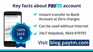 Key Facts about your Paytm Account. Visit: blog.paytm.com | Paytm