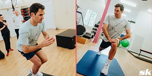 Roger Federer steps up rehab, shares pictures of himself training in the gym