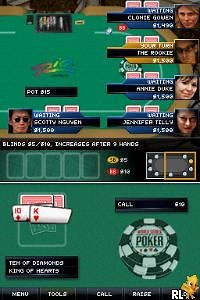Play Nintendo DS World Series of Poker 2008 - The Official Video Game - Battle for the Bracelets (USA) Online in your browser - RetroGames.cc