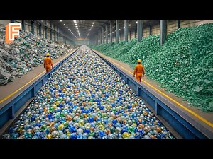 How Billions Of Marbles Are Made From Recycled Glass Inside Massive Factory