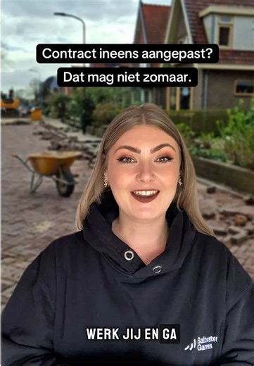 Teken niet zomaar een nieuwe arbeidsovereenkomst. Je hebt er al een. #bouw #bouwen #infra