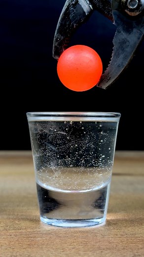 453K views · 2.8K reactions | 1000°C RHCB vs Sanitizer #satisfying #experiment #science #asmr #rhcb #foryou #usa | Red Hot Ball Experiments | Facebook