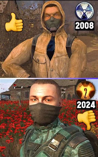 ☢️ ONLY This STALKER Has Super Smart NPC AI 🧠 2007 → 2024 #Shorts #Stalker2 #games #stalker #vs