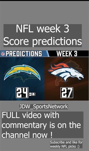 NFL week 3 Predictions, upsets, and betting spreads - 2025 NFL season