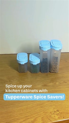 𝐎𝐮𝐭 𝐖𝐢𝐭𝐡 𝐓𝐡𝐞 𝐎𝐥𝐝, 𝐈𝐧 𝐖𝐢𝐭𝐡 𝐓𝐡𝐞 𝐍𝐞𝐰! ✨ Spice up your kitchen cabinets with 𝐓𝐮𝐩𝐩𝐞𝐫𝐰𝐚𝐫𝐞 𝐒𝐩𝐢𝐜𝐞 𝐒𝐚𝐯𝐞𝐫𝐬! Your flavour-organizing meal elevator. 🌿🍽️ From the 𝐬𝐚𝐭𝐢𝐬𝐟𝐲𝐢𝐧𝐠 𝐫𝐞𝐬𝐭𝐨𝐜𝐤 to 𝐬𝐡𝐚𝐤𝐞𝐬 𝐨𝐟 𝐟𝐥𝐚𝐯𝐨𝐮𝐫, they’ve got your kitchen organized and meals' tasty. 🙌🌶️ Make seasoning holders 𝐚𝐧 𝐚𝐞𝐬𝐭𝐡𝐞𝐭𝐢𝐜 in your pantry today! 👉 tupperwa.re/shopmy 🛒✨ #SpiceSavers #TupperwareMy #TupperwareMalaysia #MyTuppLife #OrganizedKitche
