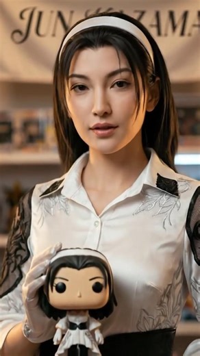 JUN KAZAMA RETURNS! (And She Brought a Tiny Surprise 🕊️) #tekken #actionfigures #aiart #fyp #viral