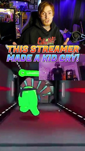 Streamer Makes Kid Cry in Among Us VR | Funny Gaming Clips