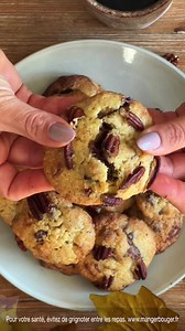 Des cookies moelleux prêts en 5min : rien de mieux pour un goûter réconfortant chez soi ! A partager… ou pas @gwen.mtb 😜 | Vahiné