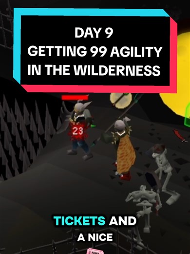 Achieving 99 Agility in the Wilderness: Day 9 Progress