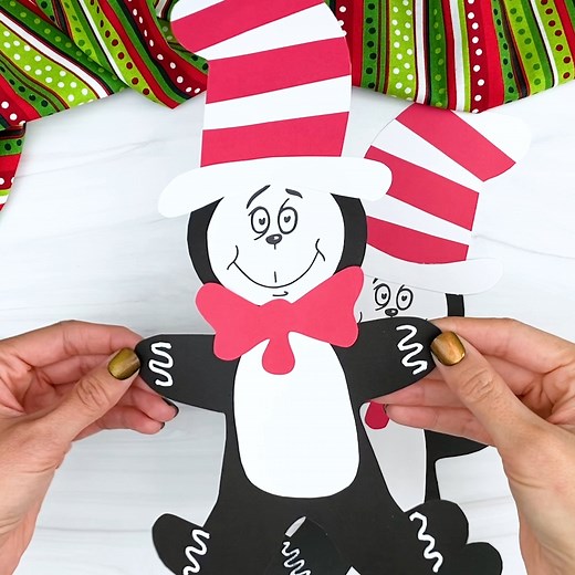 Get ready for Christmas by making this cute gingerbread man in disguise craft! Download the template on the blog. | Simple Everyday Mom